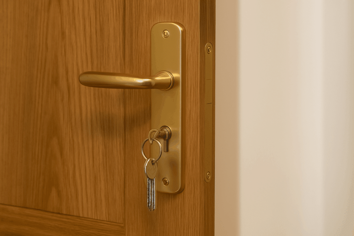 Cerraduras con llave para puertas interiores Madrid